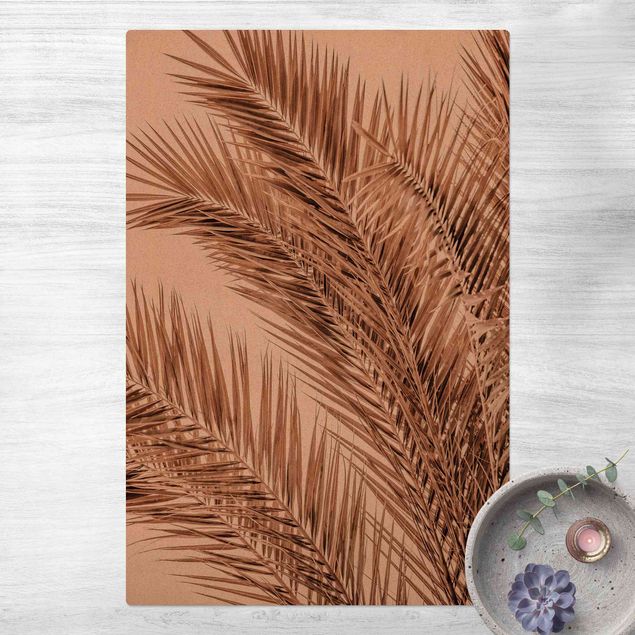 Tapetes selva Bronze Coloured Palm Fronds