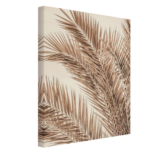 quadros para parede Bronze Coloured Palm Fronds