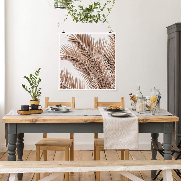 Posters flores Bronze Coloured Palm Fronds