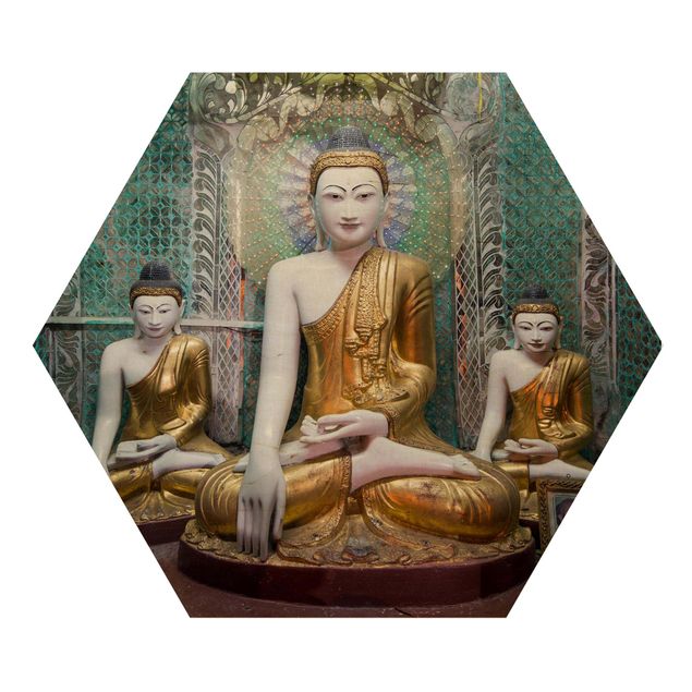 quadros modernos para quarto de casal Buddha Statues
