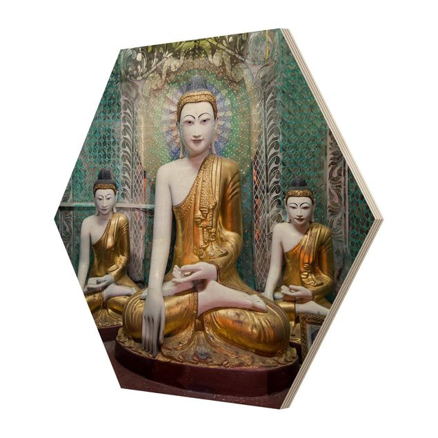 decoração quadros Buddha Statues