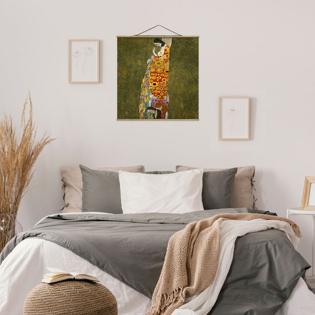 decoraçao para parede de cozinha Gustav Klimt - Hope II