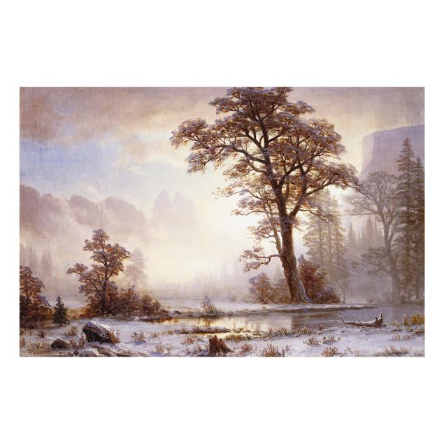 Painel antisalpicos Albert Bierstadt - Yosemite Valley At Snowfall