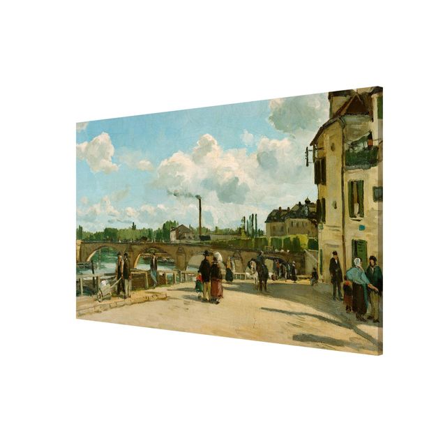 Quadros movimento artístico Impressionismo Camille Pissarro - View Of Pontoise
