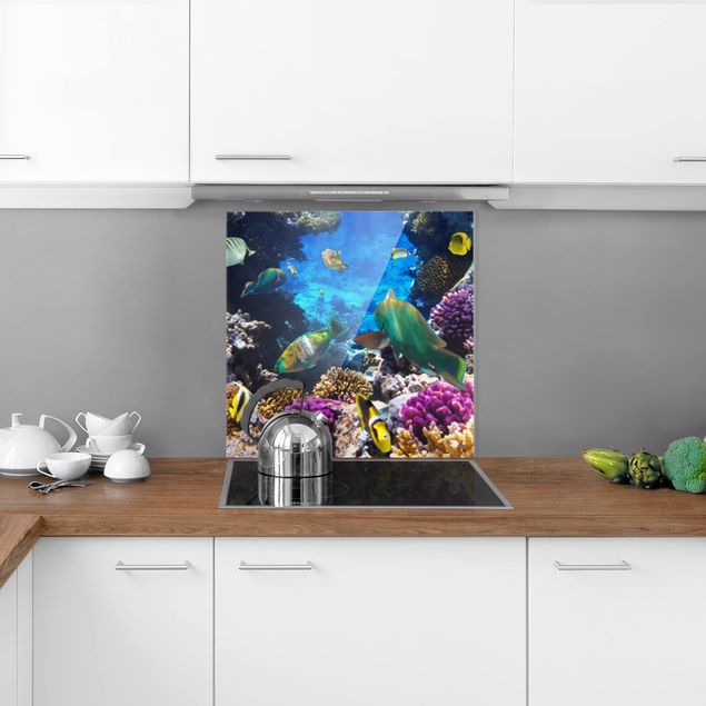 painel anti salpicos cozinha Underwater Dreams