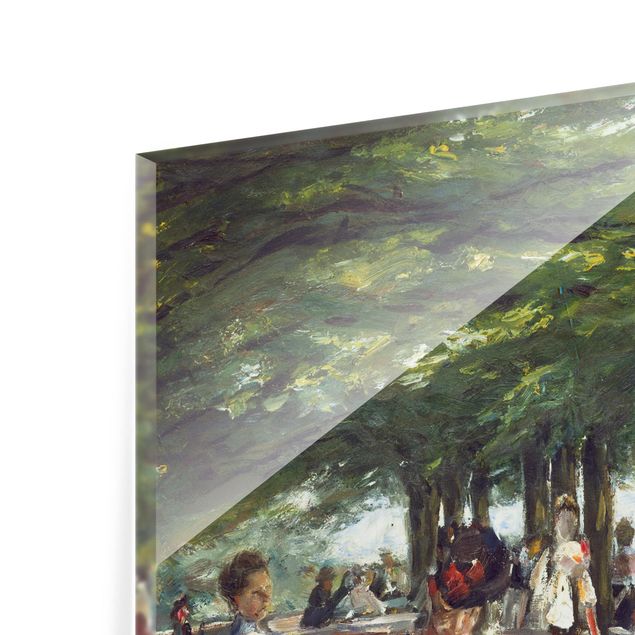 quadros de pintores famosos Max Liebermann - The Restaurant Terrace Jacob