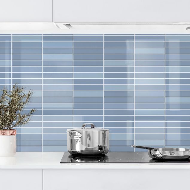 decoraçao para parede de cozinha Metro Tiles - Light Blue
