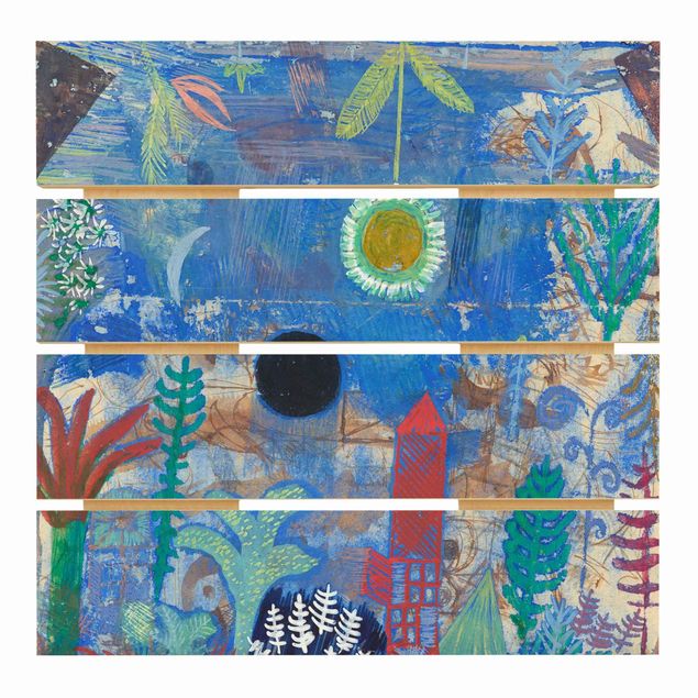 decoração quadros Paul Klee - Sunken Landscape