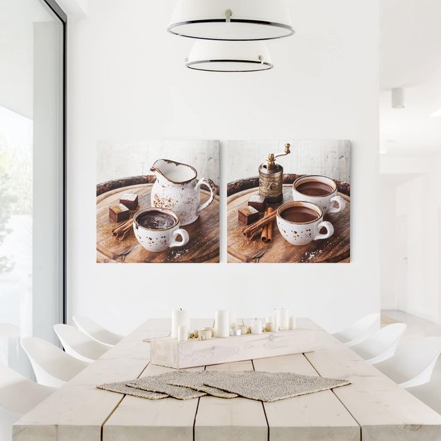 quadros modernos para quarto de casal Hot chocolate