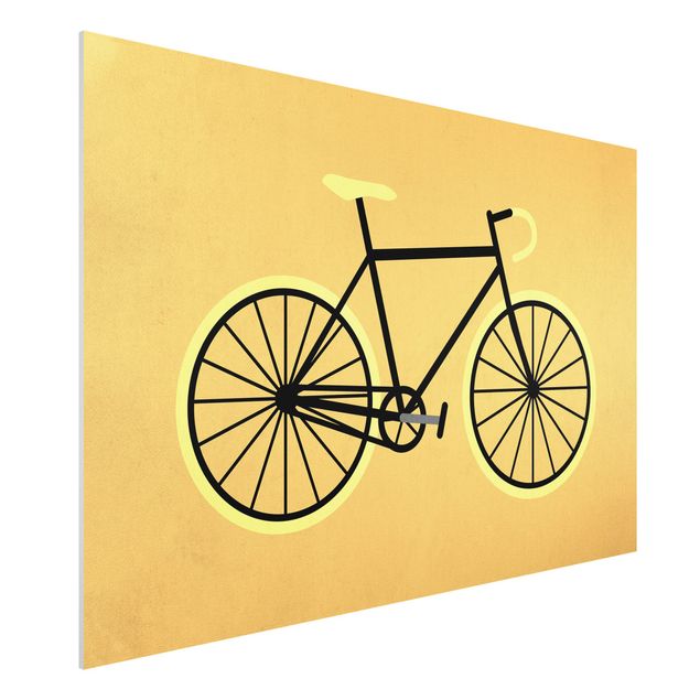 decoraçoes cozinha Bicycle In Yellow