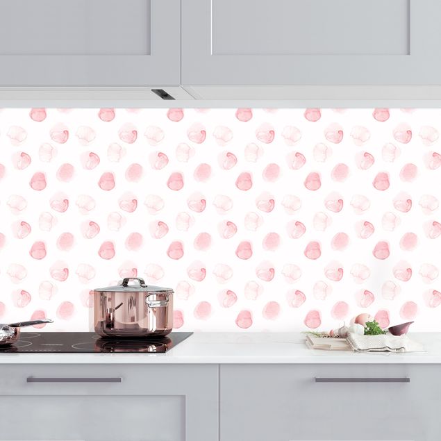 decoraçoes cozinha Watercolour Dots Rosa
