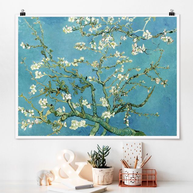 decoraçao para parede de cozinha Vincent Van Gogh - Almond Blossoms