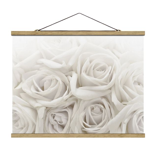 Quadros românticos White Roses