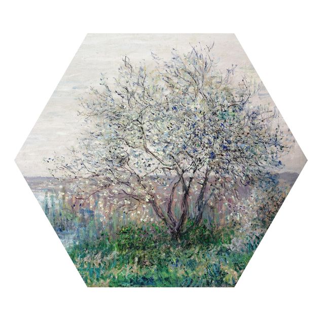 Quadros paisagens Claude Monet - Spring in Vétheuil