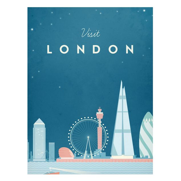 Quadros Londres Travel Poster - London