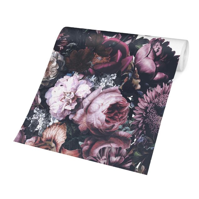 papel de parede moderno Old Masters Flower Rush With Roses Bouquet