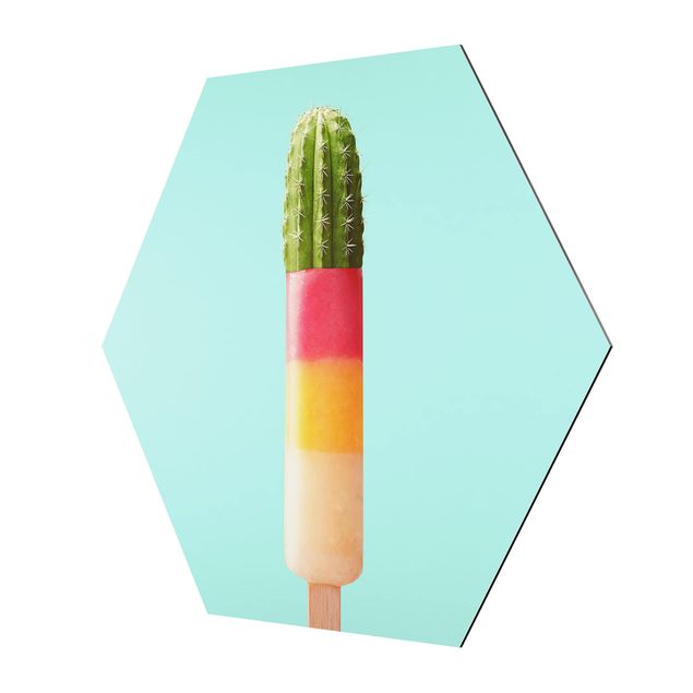 decoração quadros Popsicle With Cactus