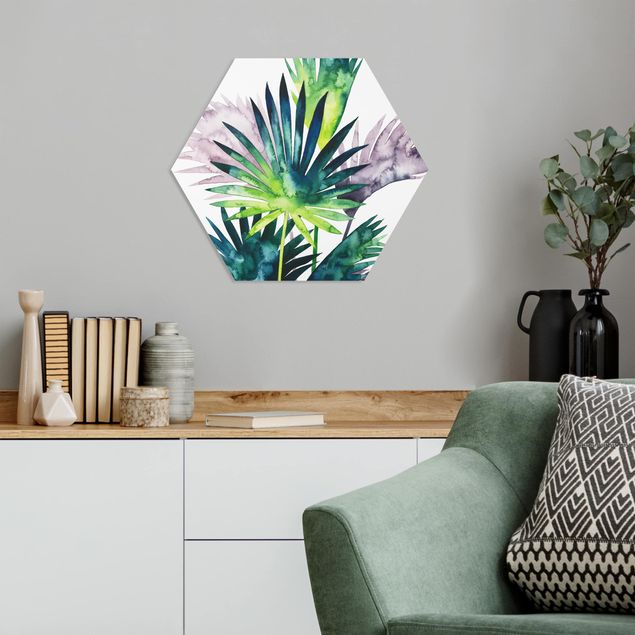 quadros de flores Exotic Foliage - Fan Palm