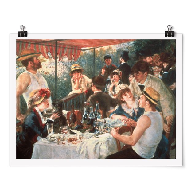 Posters quadros famosos Auguste Renoir - Luncheon Of The Boating Party