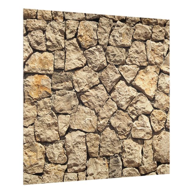 Painel anti-salpicos de cozinha padrões Old Wall Of Paving Stone