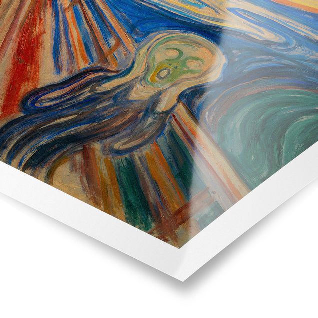 Posters abstratos Edvard Munch - The Scream