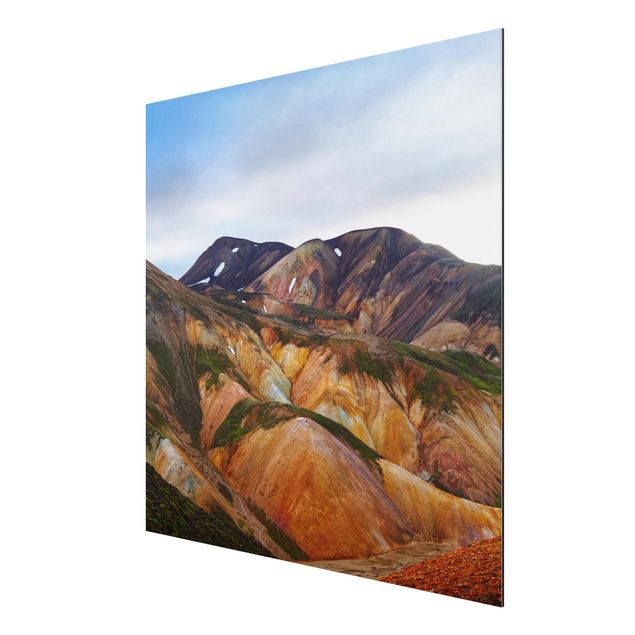 quadro com paisagens Colourful Mountains In Iceland