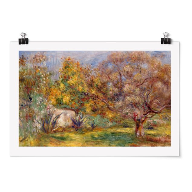 quadro com árvore Auguste Renoir - Olive Garden