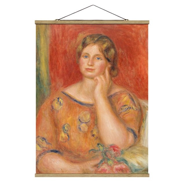 Quadros famosos Auguste Renoir - Mrs. Osthaus