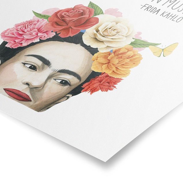 quadro com flores Frida's Thoughts - Muse