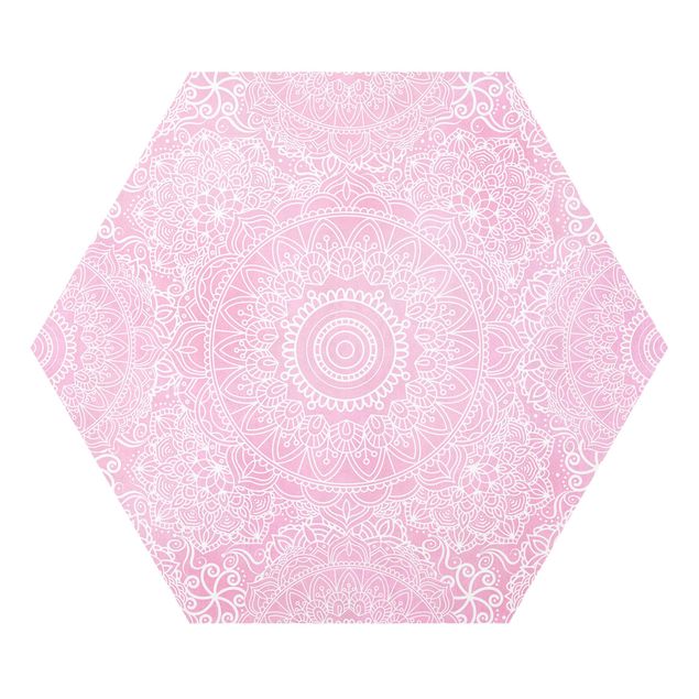 Quadros forex Pattern Mandala Pink