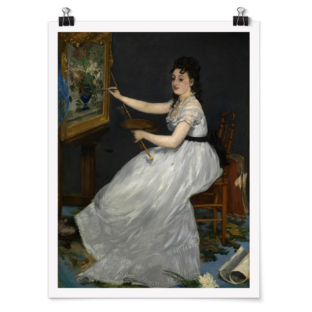 Posters quadros famosos Edouard Manet - Eva Gonzalès