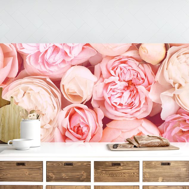 decoraçao cozinha Roses Rosé Coral Shabby