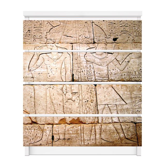 Películas autocolantes imitação pedra Egypt Relief