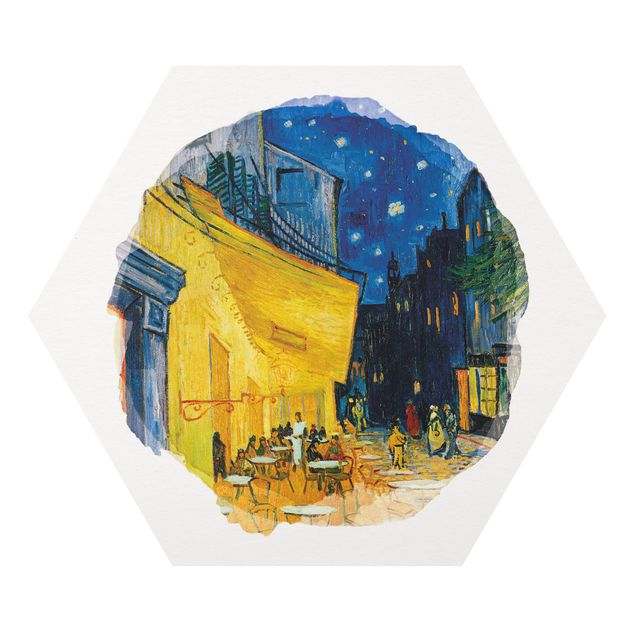 Quadros por movimento artístico WaterColours - Vincent Van Gogh - Cafe Terrace In Arles