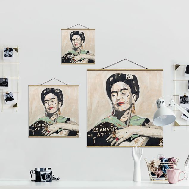 quadros para parede Frida Kahlo - Collage No.4