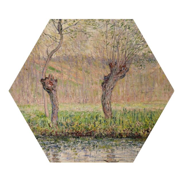 Quadros de Claude Monet Claude Monet - Willow Trees Spring