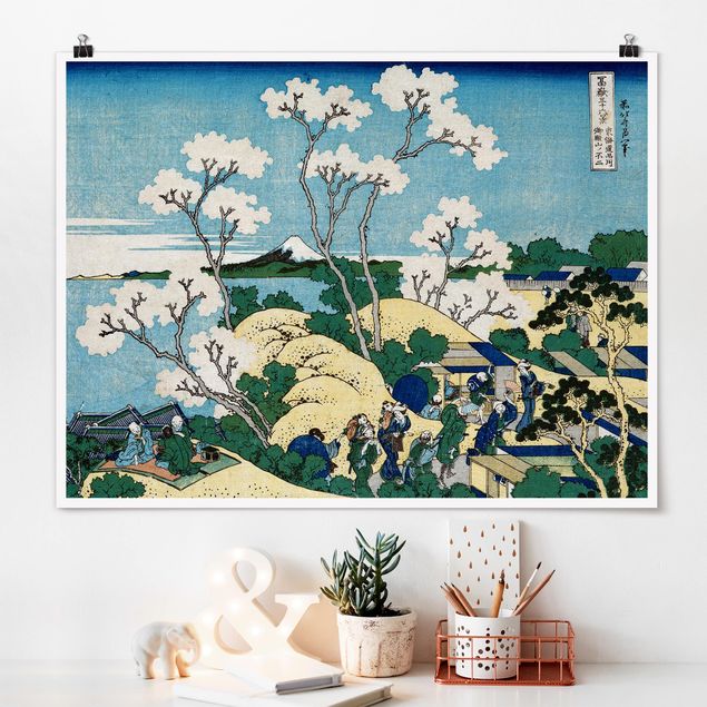 decoraçoes cozinha Katsushika Hokusai - The Fuji Of Gotenyama