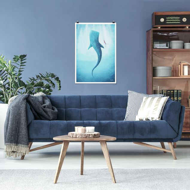 Posters quadros famosos The Whale Shark