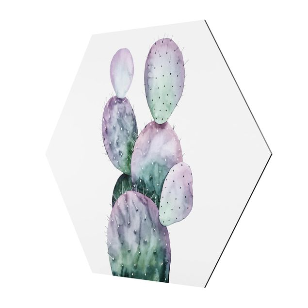 decoração quadros Cactus In Purple II