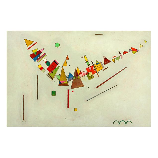 Quadros movimento artístico Expressionismo Wassily Kandinsky - Angular Swing