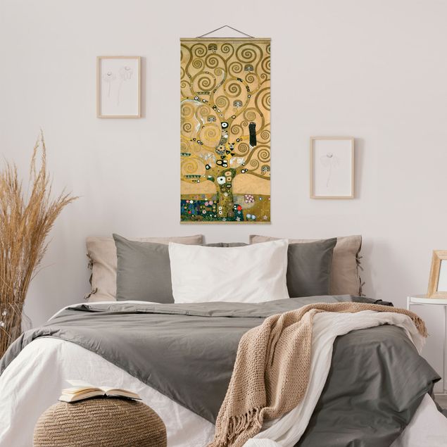 decoraçao para parede de cozinha Gustav Klimt - The Tree of Life