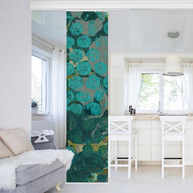 decoraçao para parede de cozinha Abstract Seascape Pastel Pattern