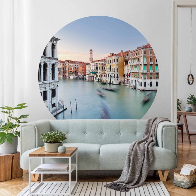 papel de parede moderno Grand Canal View From The Rialto Bridge Venice