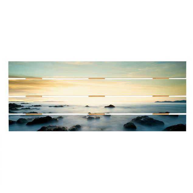 decoração quadros Sunset Over The Ocean