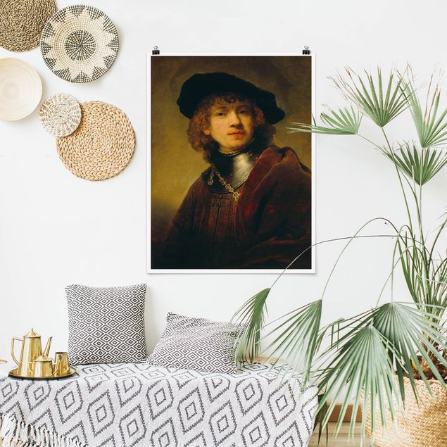 decoraçao cozinha Rembrandt van Rijn - Self-Portrait