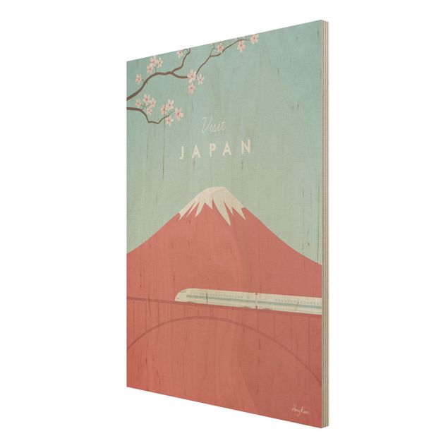 Quadros em madeira paisagens Travel Poster - Japan