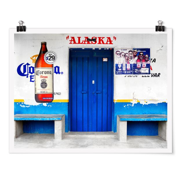 Posters frases Alaska Blue Bar