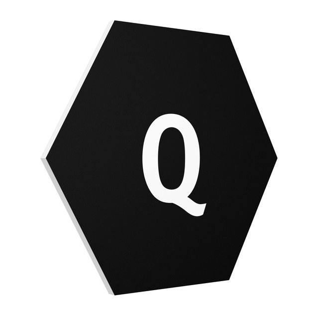 Quadros modernos Letter Black Q