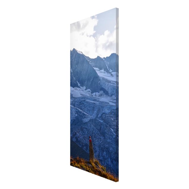quadro com paisagens Marked Path In The Alps