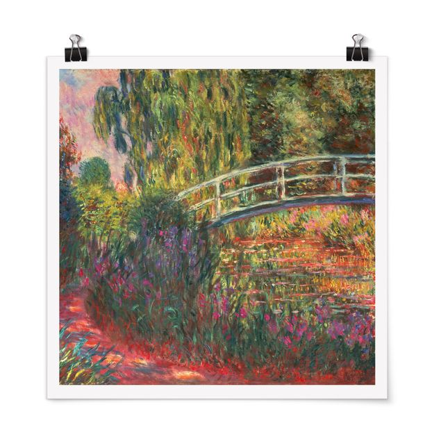 Quadros por movimento artístico Claude Monet - Japanese Bridge In The Garden Of Giverny